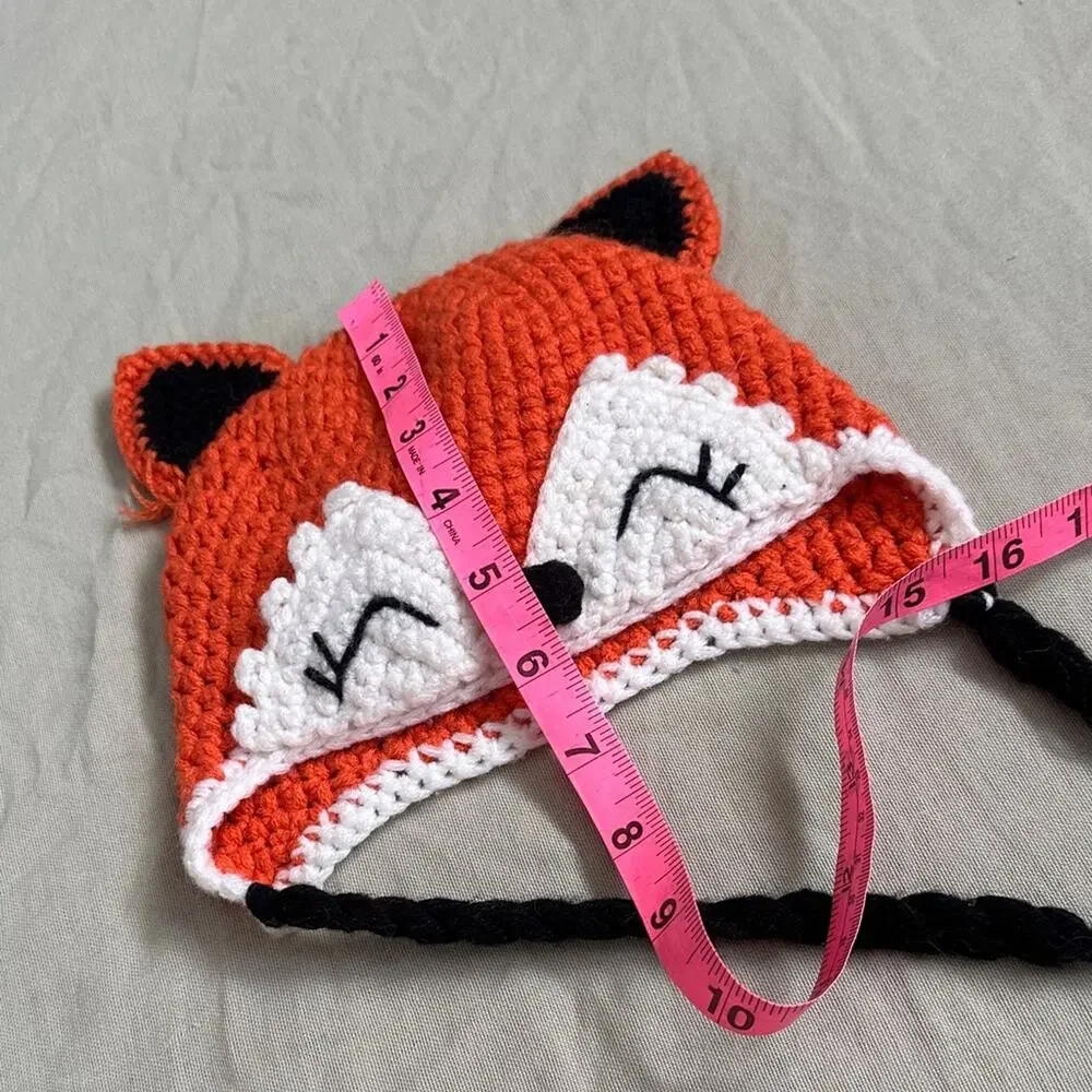 Handmade Cute Fox Knit Hat